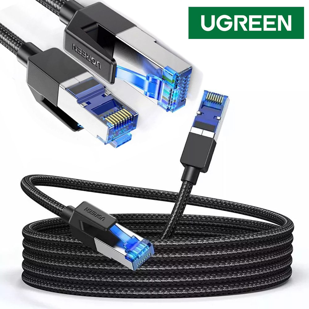 Cable de Red Cat8 Conector Rj45 40 Gbps Ethernet 15 M UGREEN