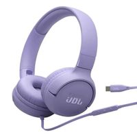 Audifonos JBL Tune 520C con conector Tipo-C -Lila
