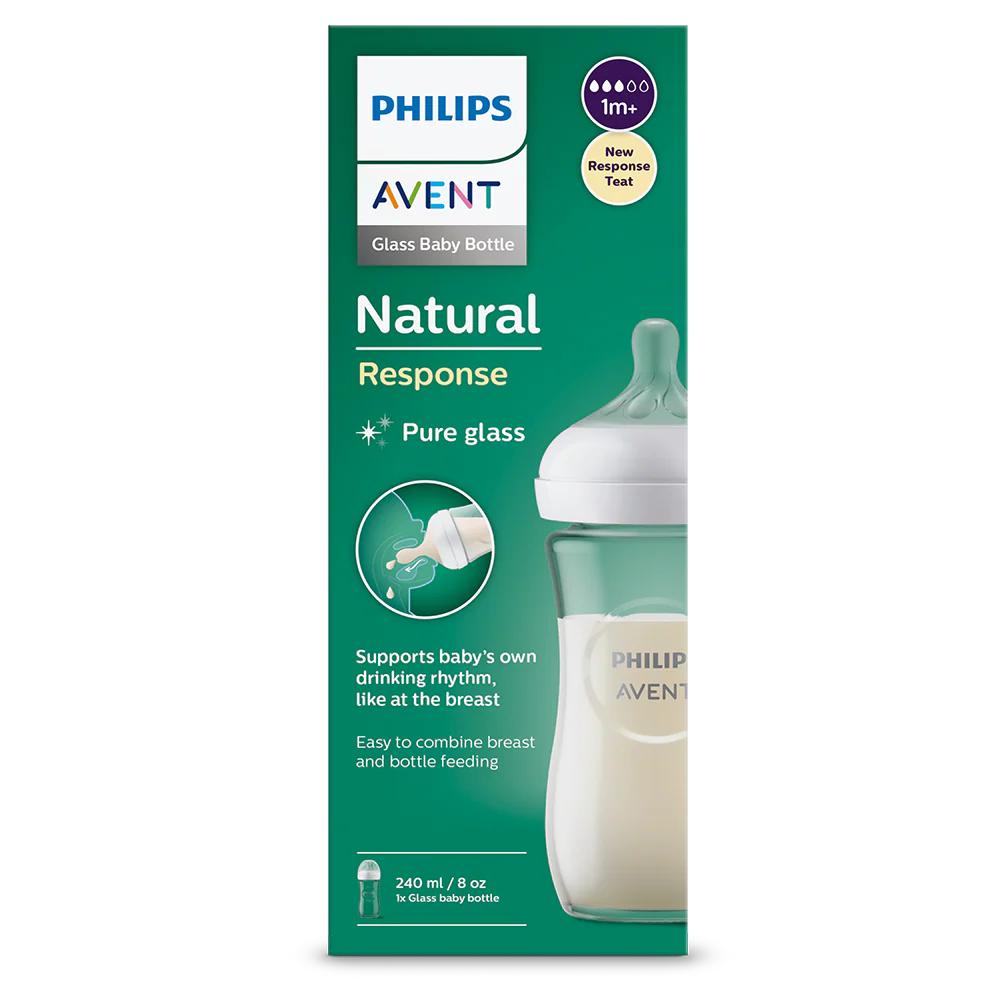 BIBERÓN NATURAL 3.0 VIDRIO 8OZ