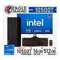 COMPUTADORA PC INTEL CORE i5 10500T - 16 GB RAM DDR4 - 512GB SSD - Monitor 24 inch con KIT LOGITECH
