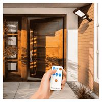 Lámpara Solar Para Exterior Con Sensor De Movimiento Y Control Remoto