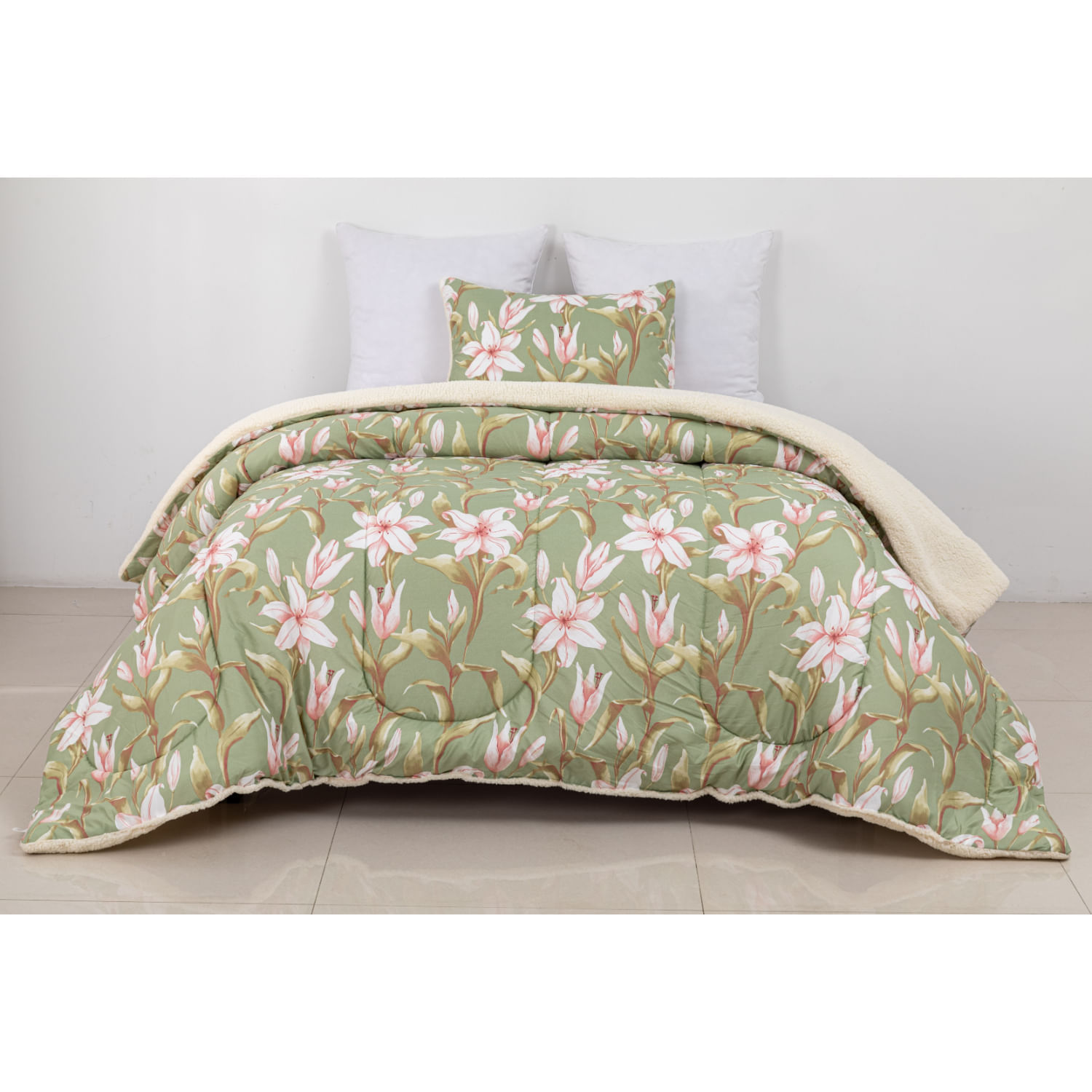 Edredon Oi26 Print Sherpa Botanical