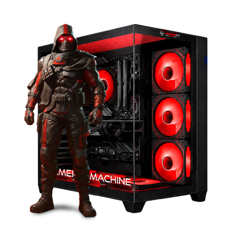 CPU Gamer AMD Ryzen 5 8600G 8gb DDR5 500GB Mipclista ryzen RED COMPUTADORA