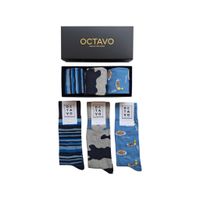 Medias Pack Ejecutivo Octavo Algodón Pima Peruano 3 Pares