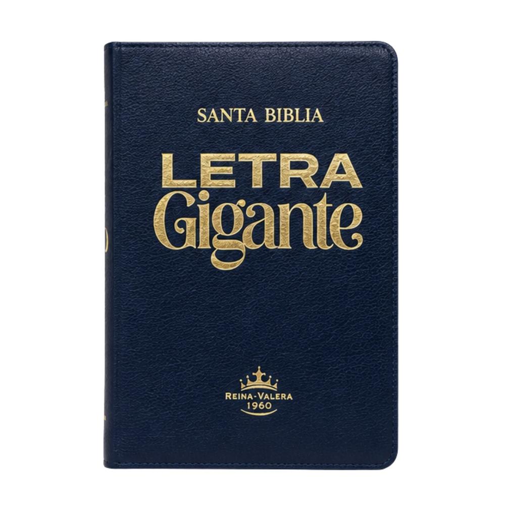 Biblia Reina Valera 1960 Letra Gigante Flexible Azul