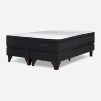 Cama Europea Tempo Plus Grafito Queen