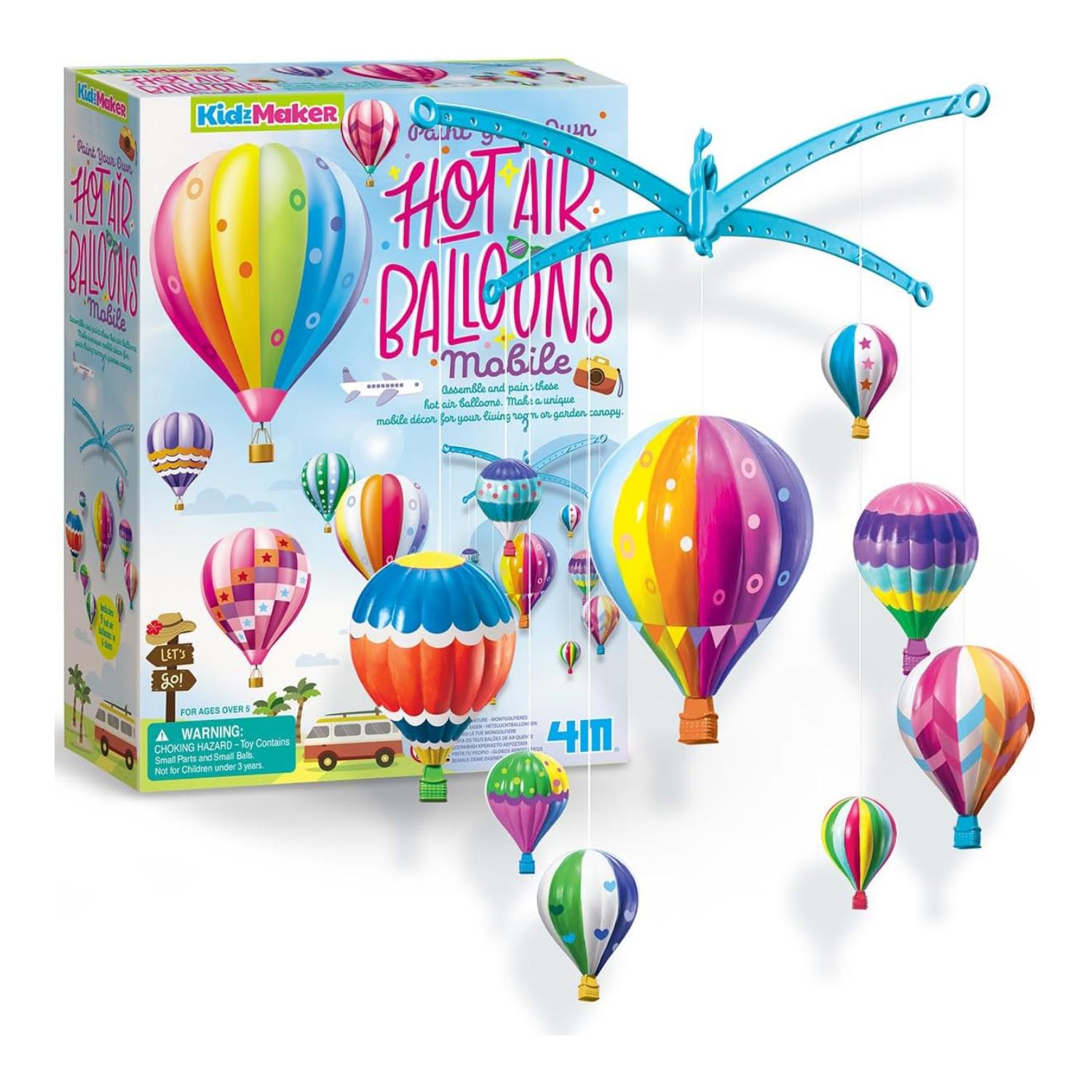 Set Crea Un Móbil Modelo Globos Aerostáticos