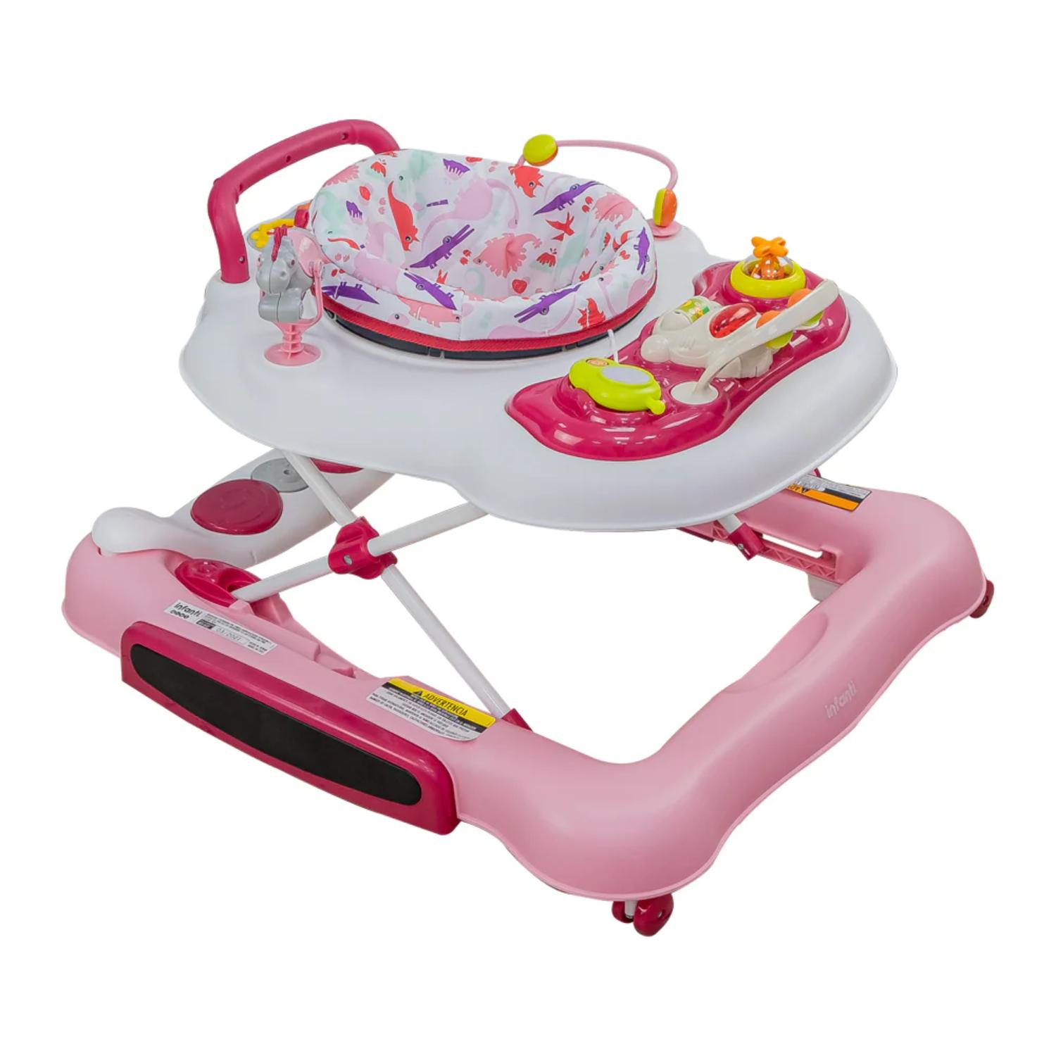 Andador 5 En 1 Infanti Bg-2425 Rosado