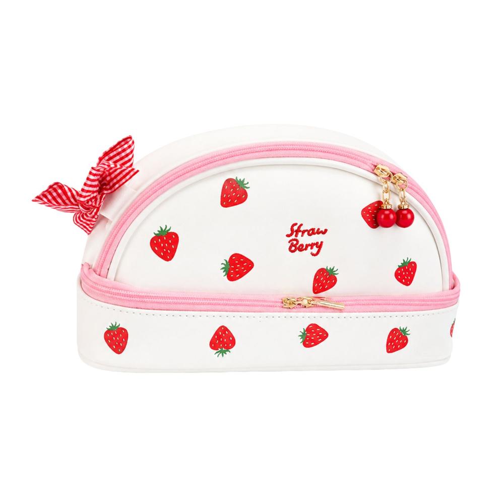 Cartuchera Organizador De Cosmeticos Fresita