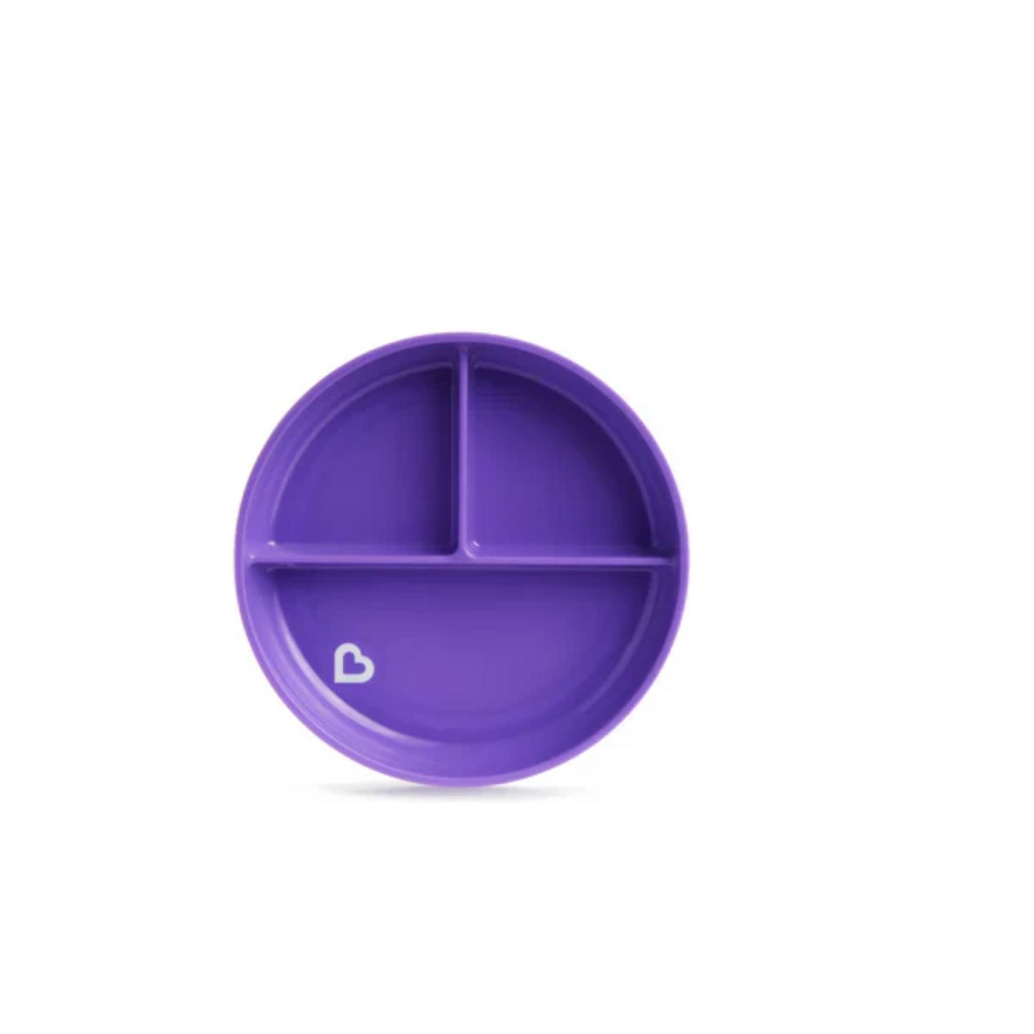 Plato Antideslizante Munchkin Morado