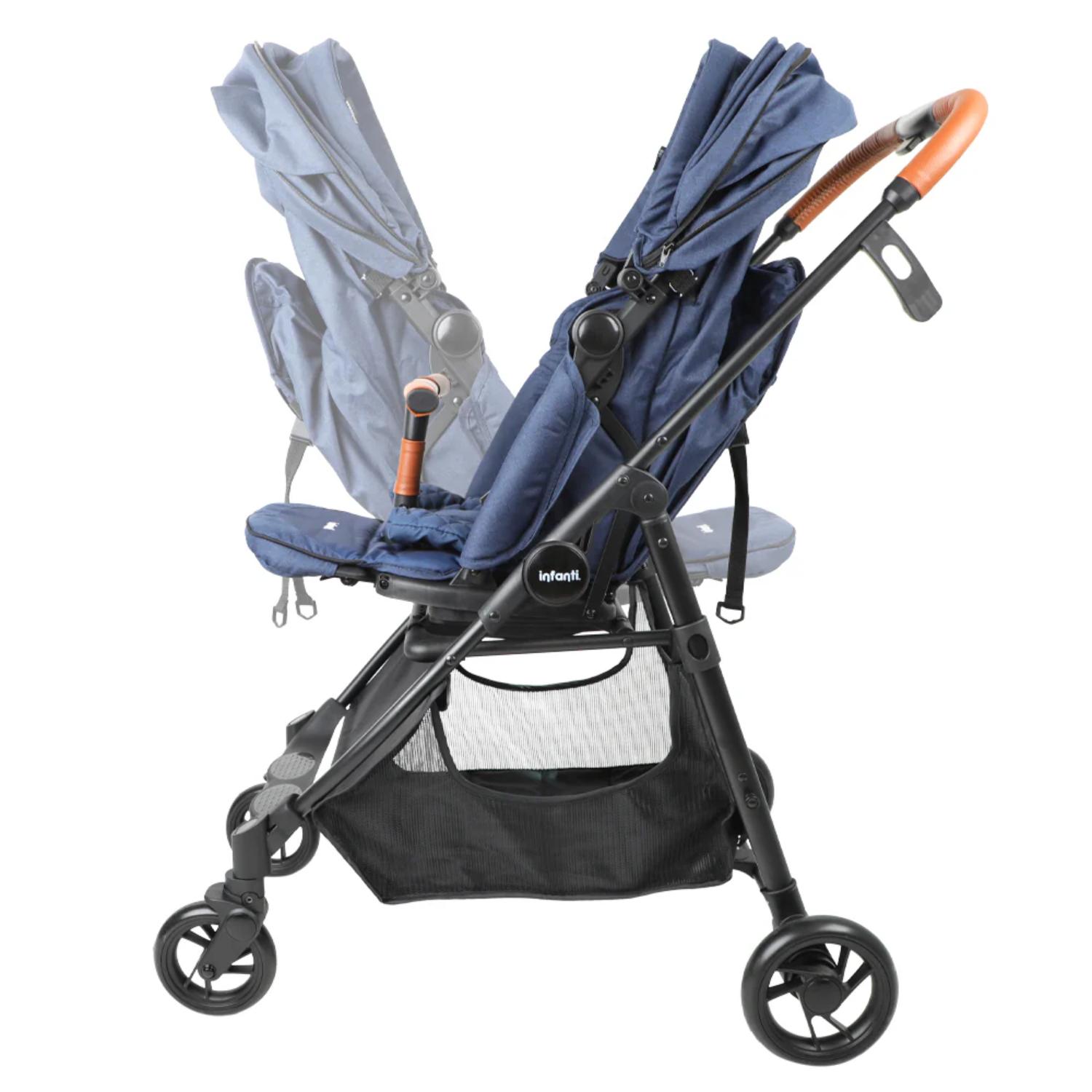 Coche Paseo Para Bebé Infanti Zuri 360° Azul