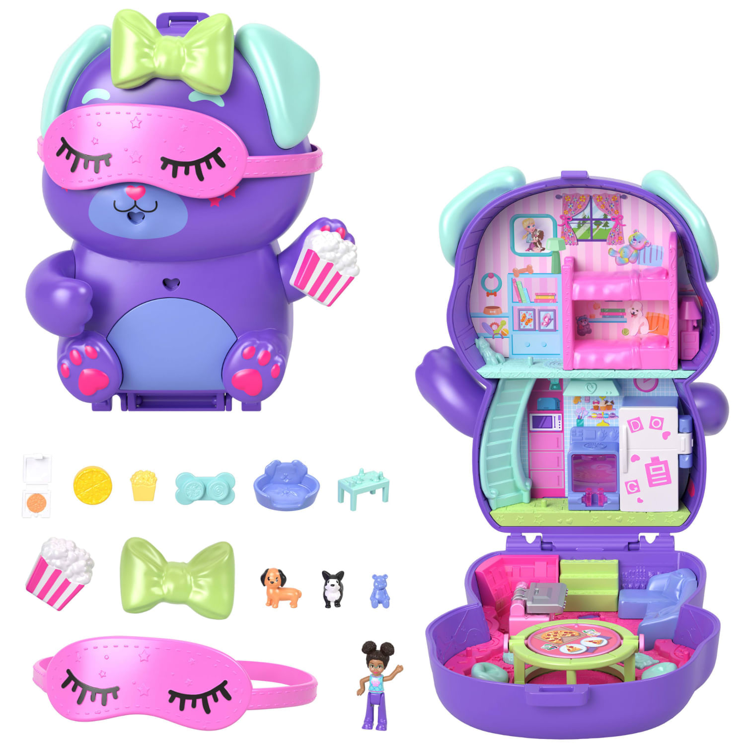 Set De Juego Compacto Polly Pocket Mundo De Polly Jgk23