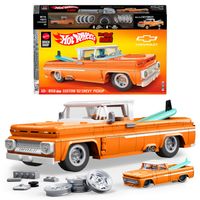 Auto Armable Elite Custom '62 Chevy Pickup Mattel Brick Shop Hot Wheels