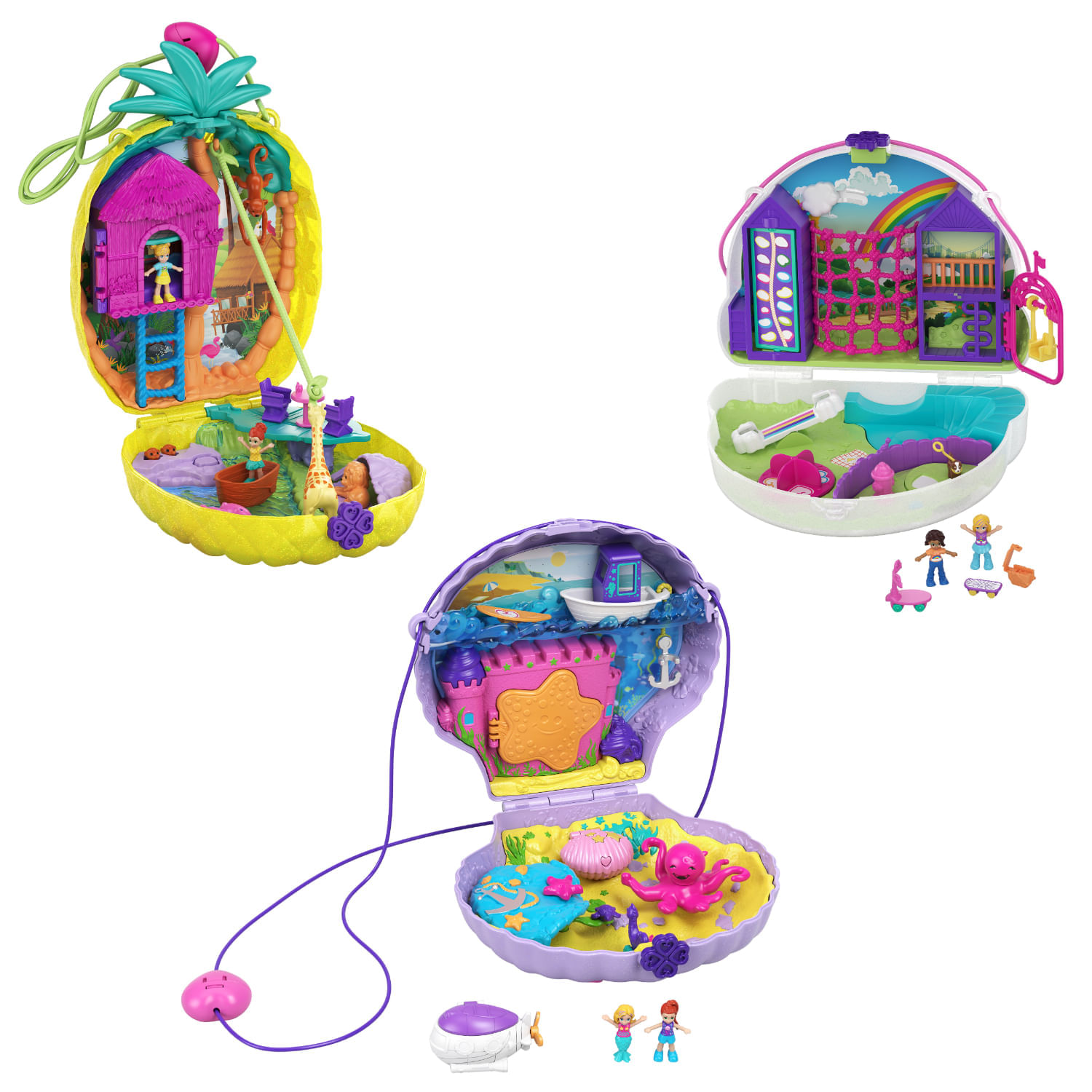 Set De Juego Compacto Polly Pocket Llévame Contigo Gkj63