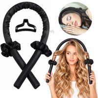 Kit Rizador De Cabello Sin Calor Con Accesorios Rizos Naturales Negro