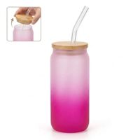 Vaso Nórdico Neón de Vidrio 500 ml Rosa 130RS09