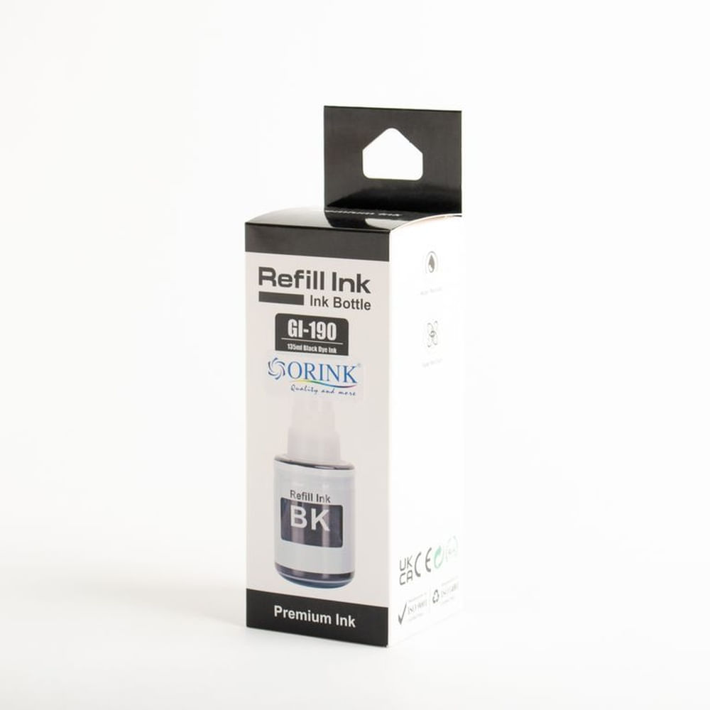 Tinta Compatible ORINK GI 11 Orink Negro Black 135 ml