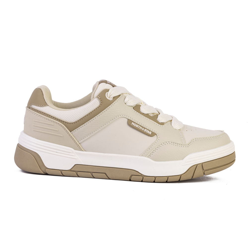 Zapatillas Urbanas North Star Hombre Skater Chunky 8818416 Beige 44
