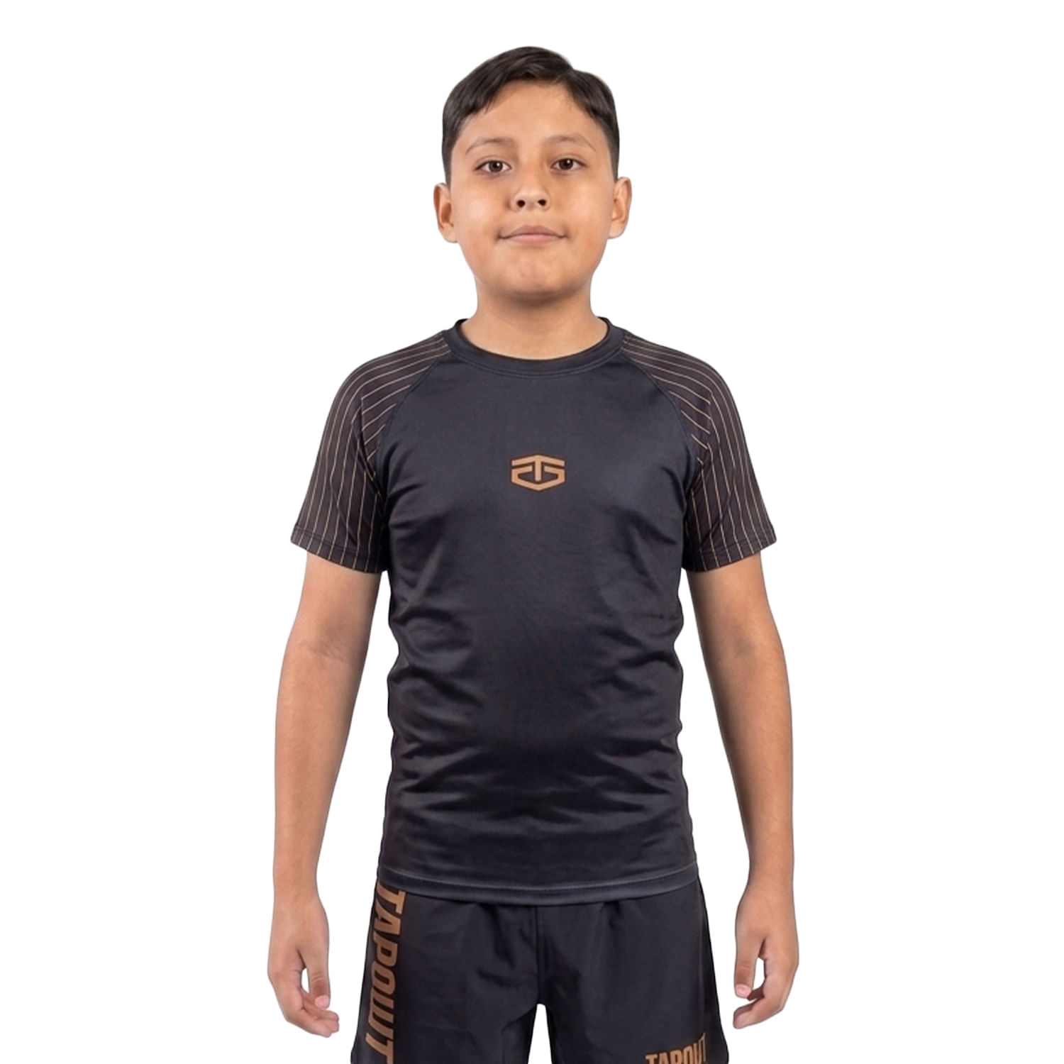 Polo Deportivo Tapout Niño Cooper Negro 14