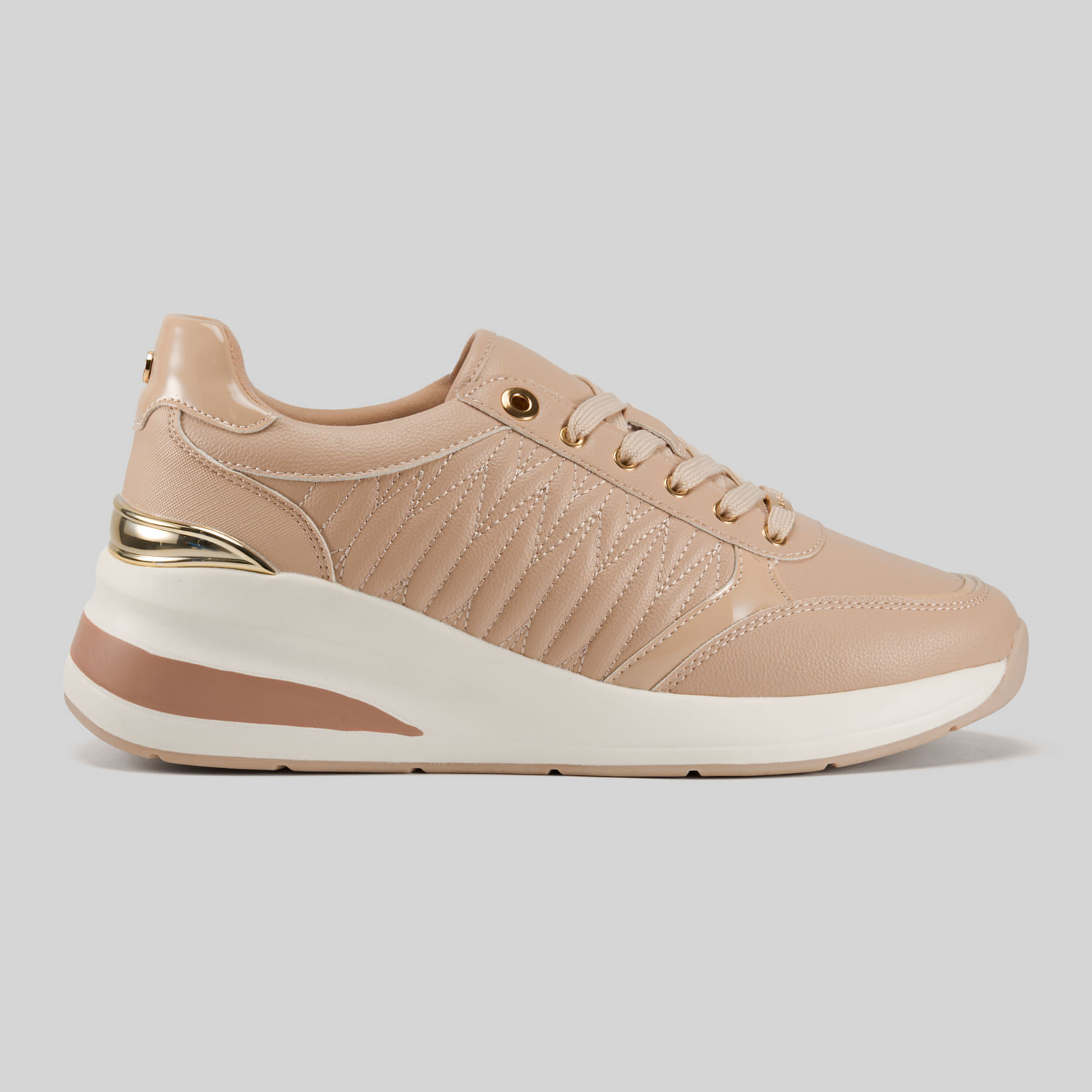 Zapatillas Urbanas Mujer Malabar Collection Alta Nude 39