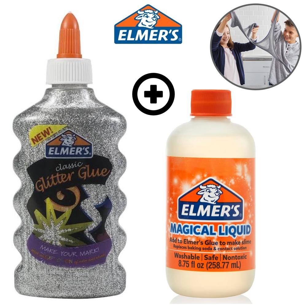 Pack Haz Slime Glitter Glow Gris