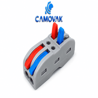 BORNERAS DE PALANCA 2X 32AMP 250V - 28-12AWG X 2 UNID