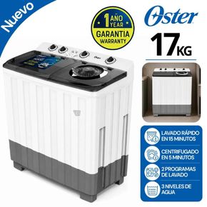 Oster 17Kg Semiautomática OSSAWMK0017W