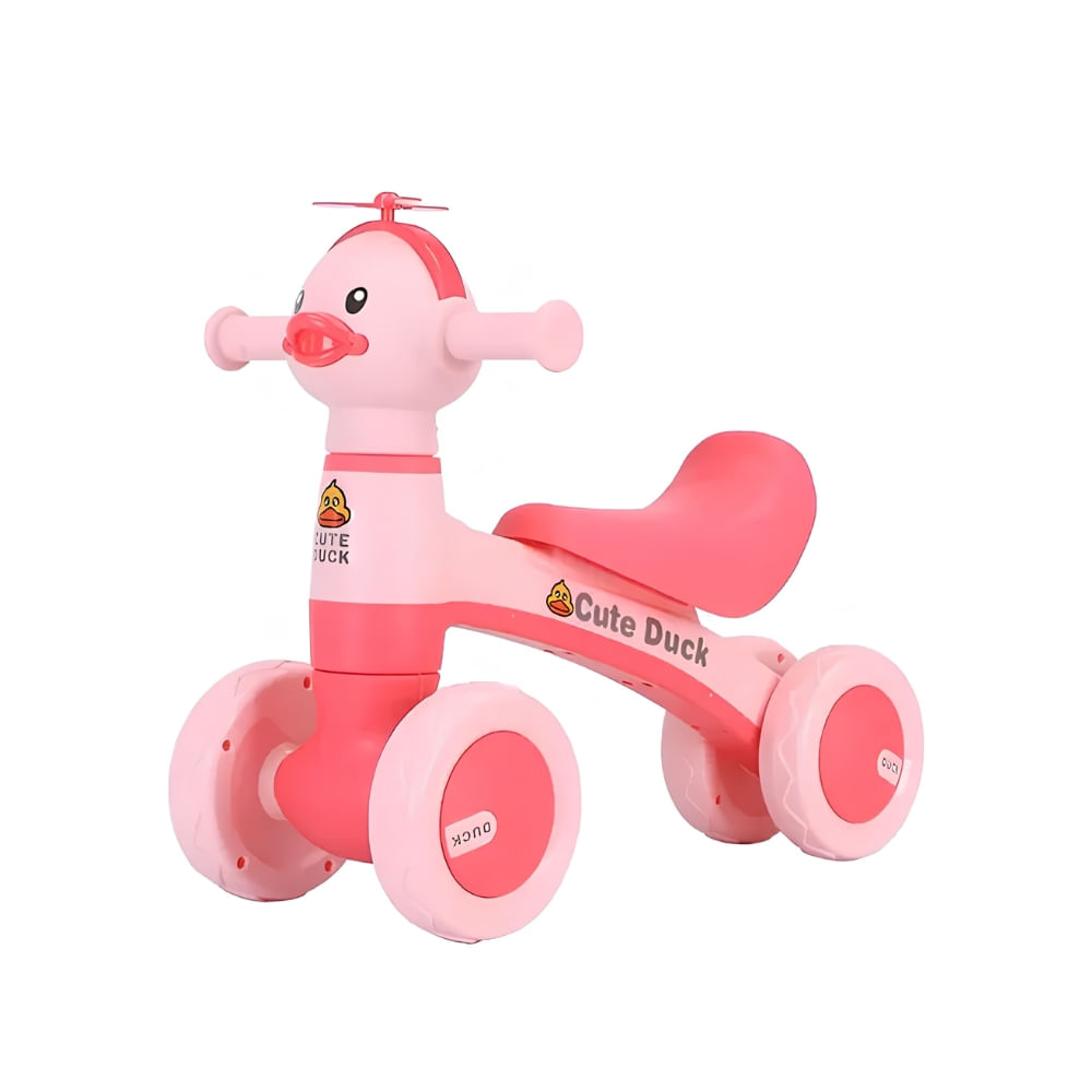 Juguete Bici Patito de Equilibrio CorrrePasillos Rosado