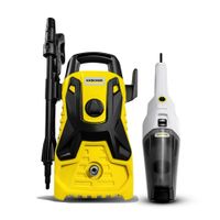 Combo Karcher: Hidrolavadora K Portátil + Aspiradora Cvl1
