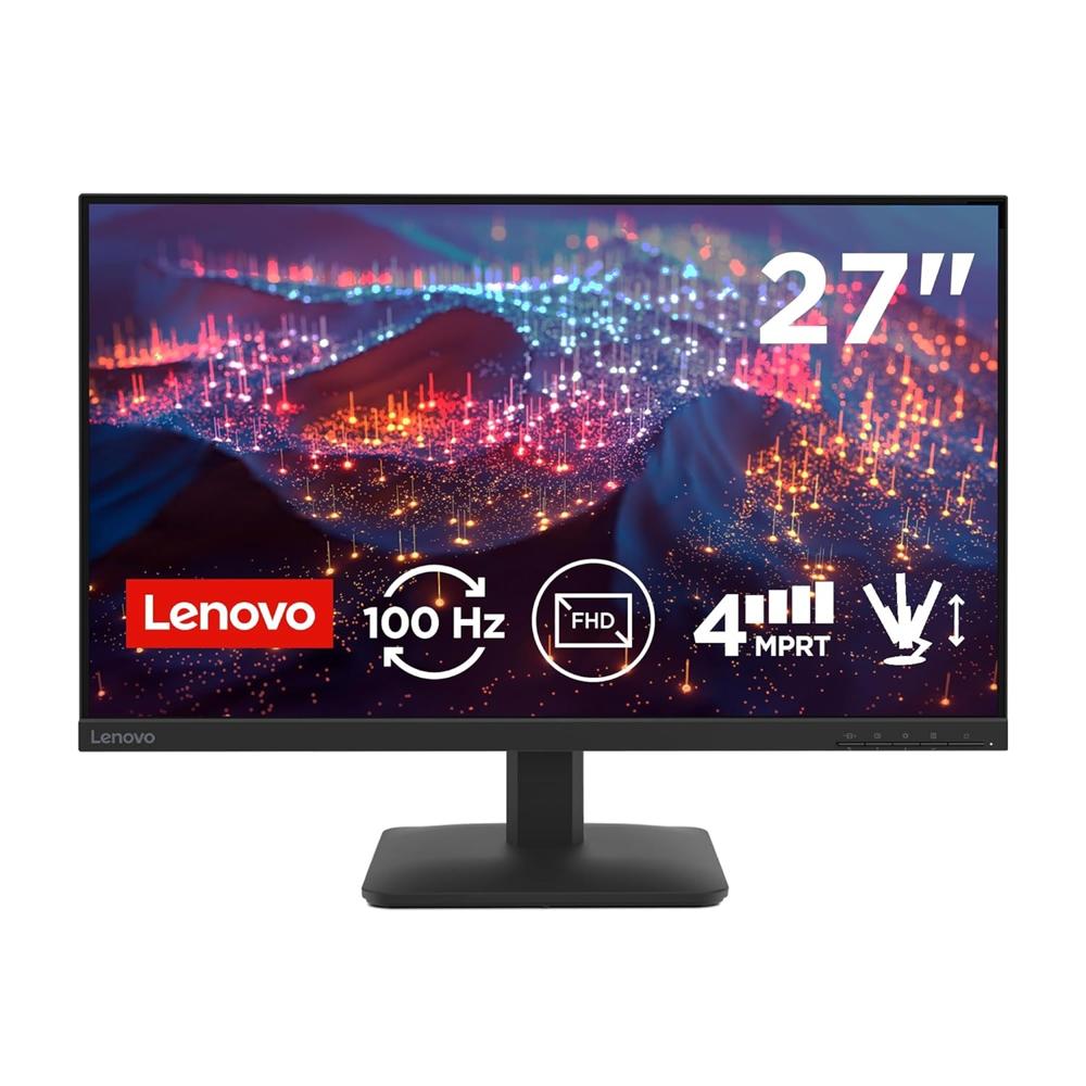 Monitor Lenovo L27-4E, 27"" WLED FHD IPS, 100Hz, 4ms
