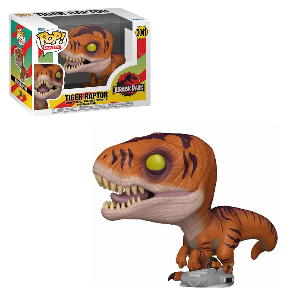 Funko Pop Jurassic Park - Raptor Tigre #2041