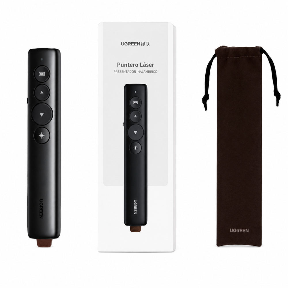 Presentador de Diapositivas Ugreen LP479 Inalámbrico con Puntero Láser