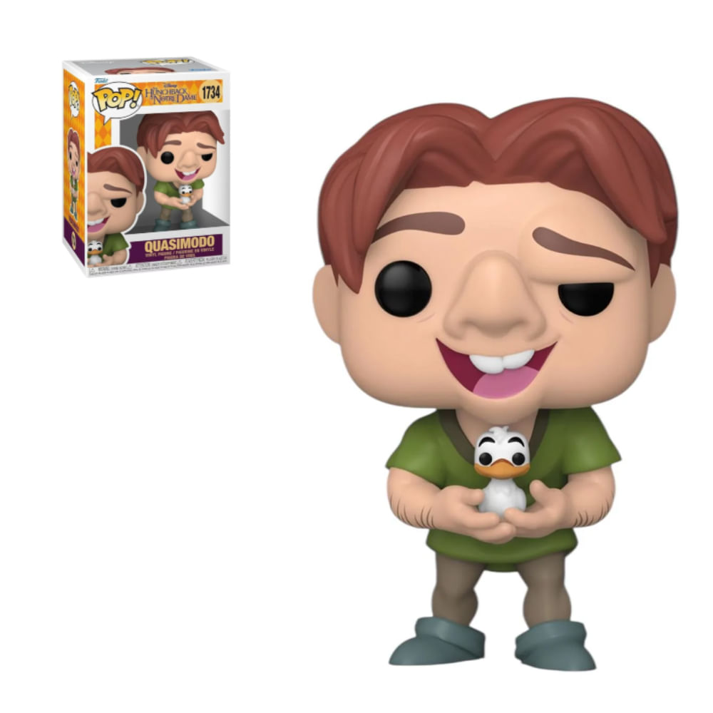 Funko Pop El Jorobado de Notre Dame - Quasimodo con su ave #1734