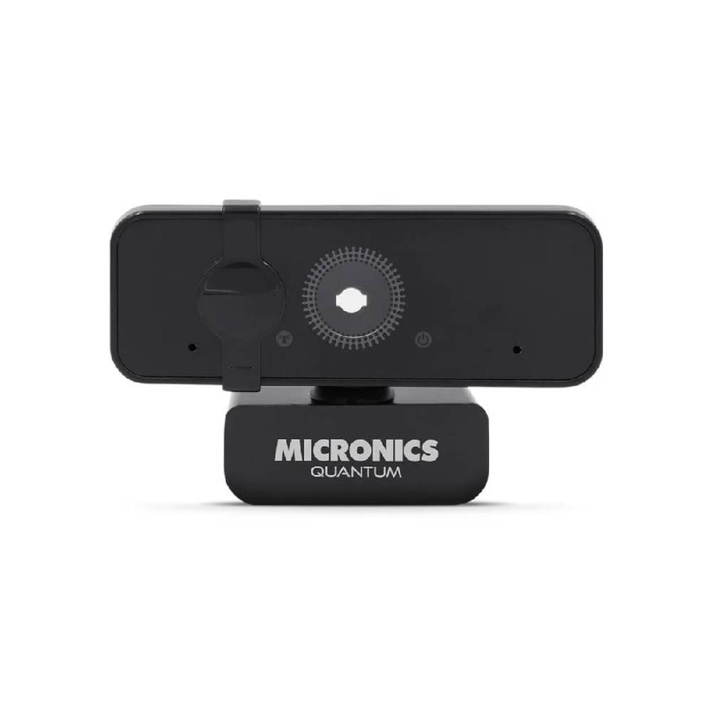 CAMARA WEB QUANTUM 2K USB CON MICROFONO INCORPORADO Y TRIPODE PARA STREAMING Y VIDEOLLAMADAS