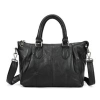 CARTERA DE CUERO VACUNO 7759 negro