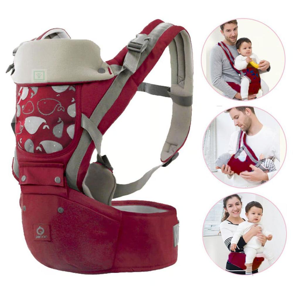 Canguro para Bebé Ergonómico Ballena 3 en 1 Vino
