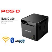 Impresora Térmica POS-D BASIC 200 - USB Bluetooth y Wifi
