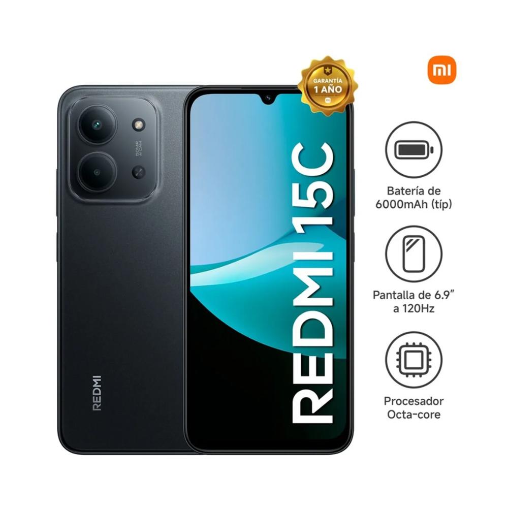 REDMI 15C 256GB 8RAM NEGRO