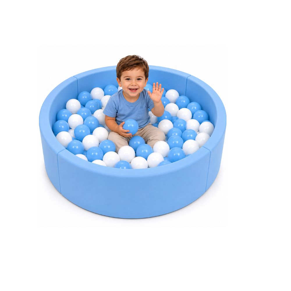 Piscina Redonda Azul Pastel 108 Cm