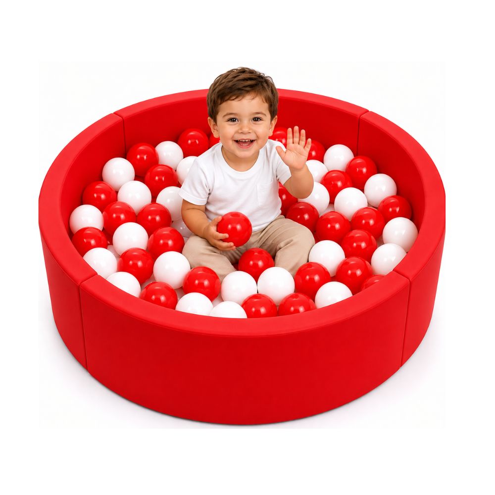 Piscina Redonda Rojo 108 Cm
