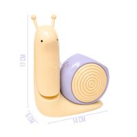 Lámpara LED Plegable Diseño Caracol Recargable USB Con Portalápices