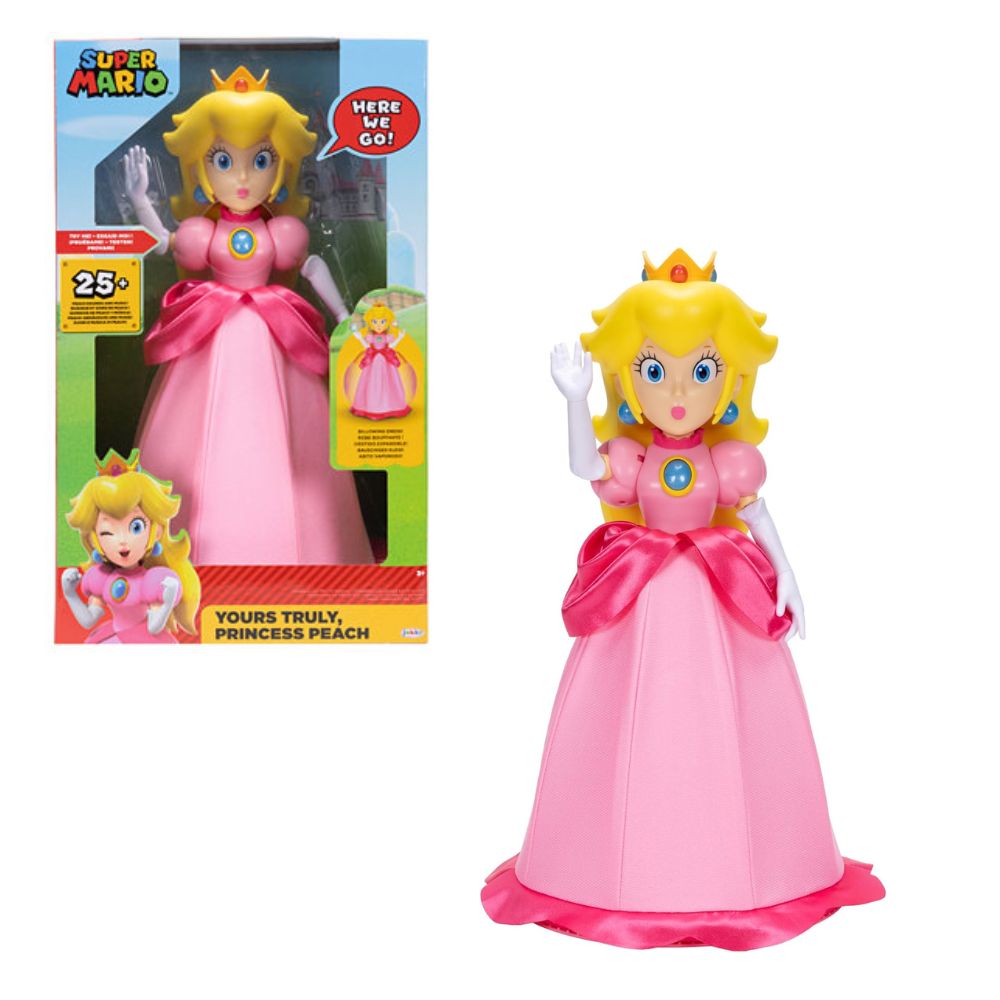 Muñeca Princesa Peach Mario con mas de 25 Sonidos