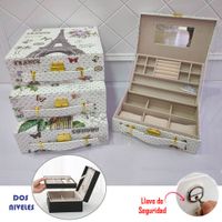Organizador de Joyas y Relojes con Llave