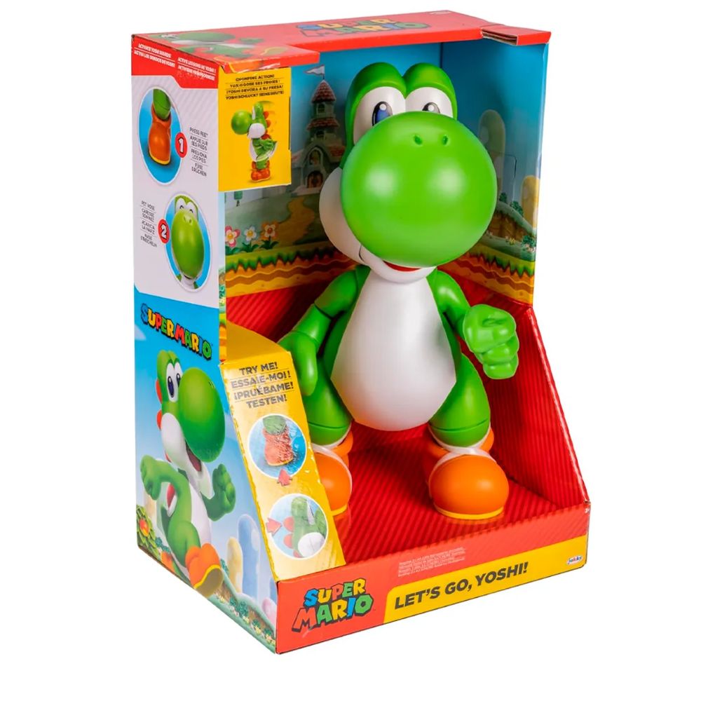 Muñeco Yoshi Let's Go Interactivo mas 20 Sonidos