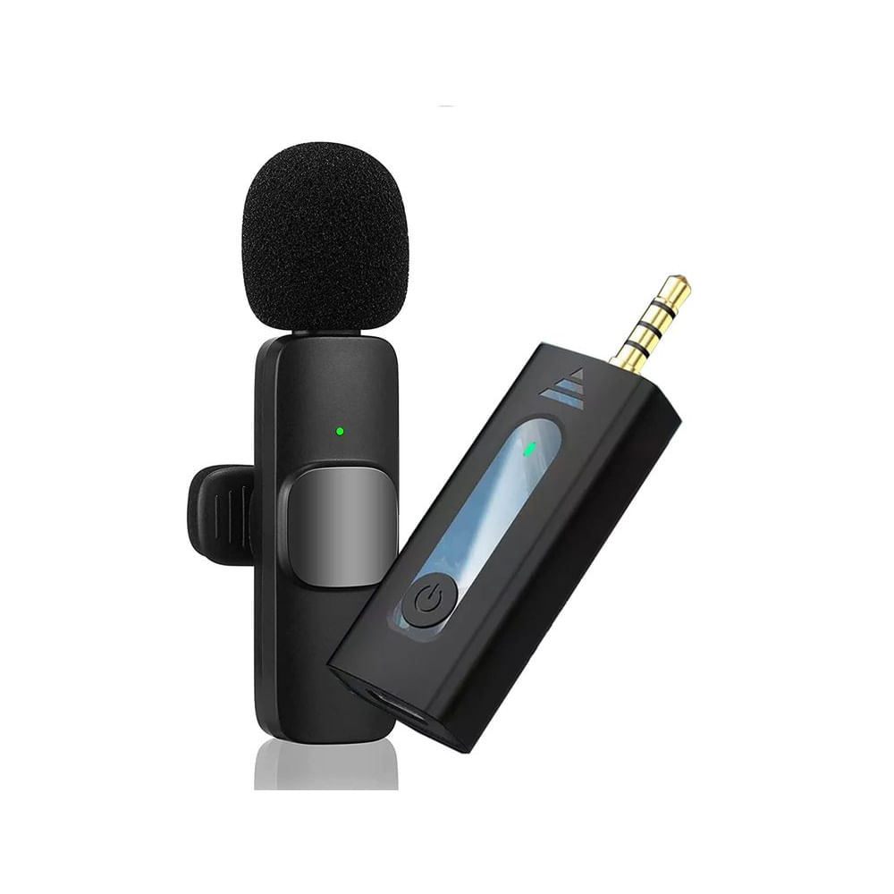 Micrófono Inalámbrico Solapero K35 Plug And Play hasta 20m