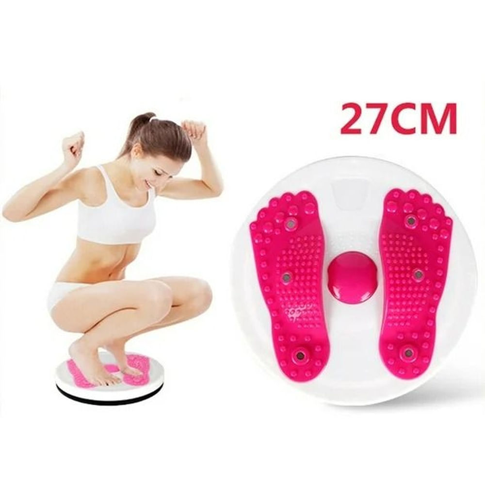 Disco Giratorio con ligas para Moldear tu Cintura y Abdomen Multicolor