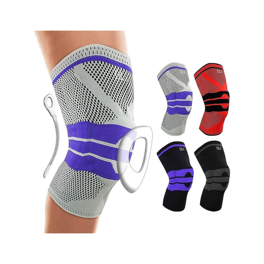 Rodillera para Deporte Ortopédica Elástica de Neopreno Multicolor