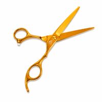Tijera de Corte Golden Phoenix Dorada 6.5 Pulgadas Profesional Barbería