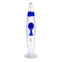Lámpara de Lava LED Genérica Azul Retro Decorativa Luz de Ambiente Estilo Vintage