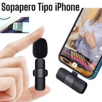 Micrófono Inalámbrico Solapero Compatible con iPHONE para Celular